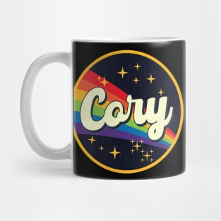 Cory // Rainbow In Space Vintage Style Mug